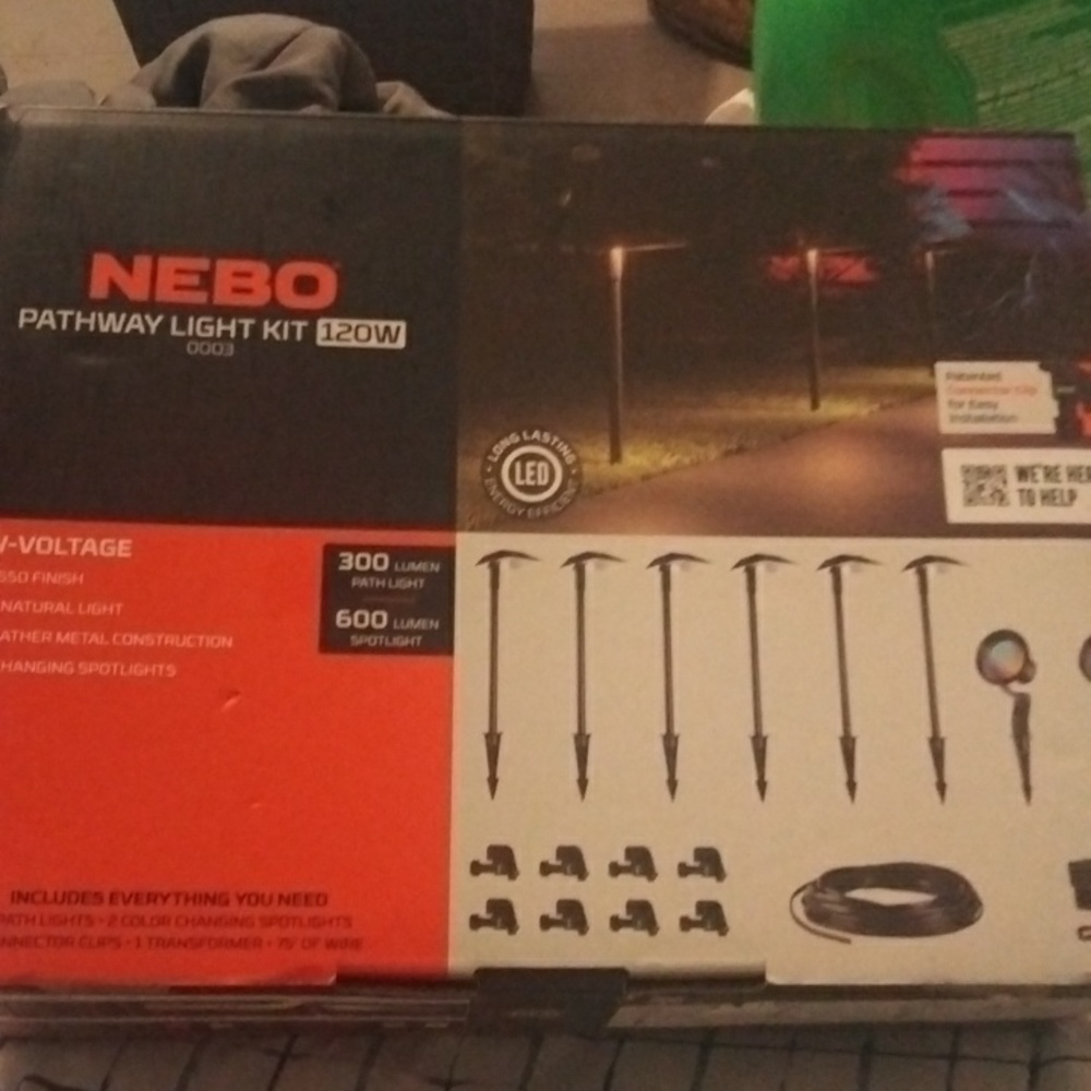 Nebo pathway light kit 120w